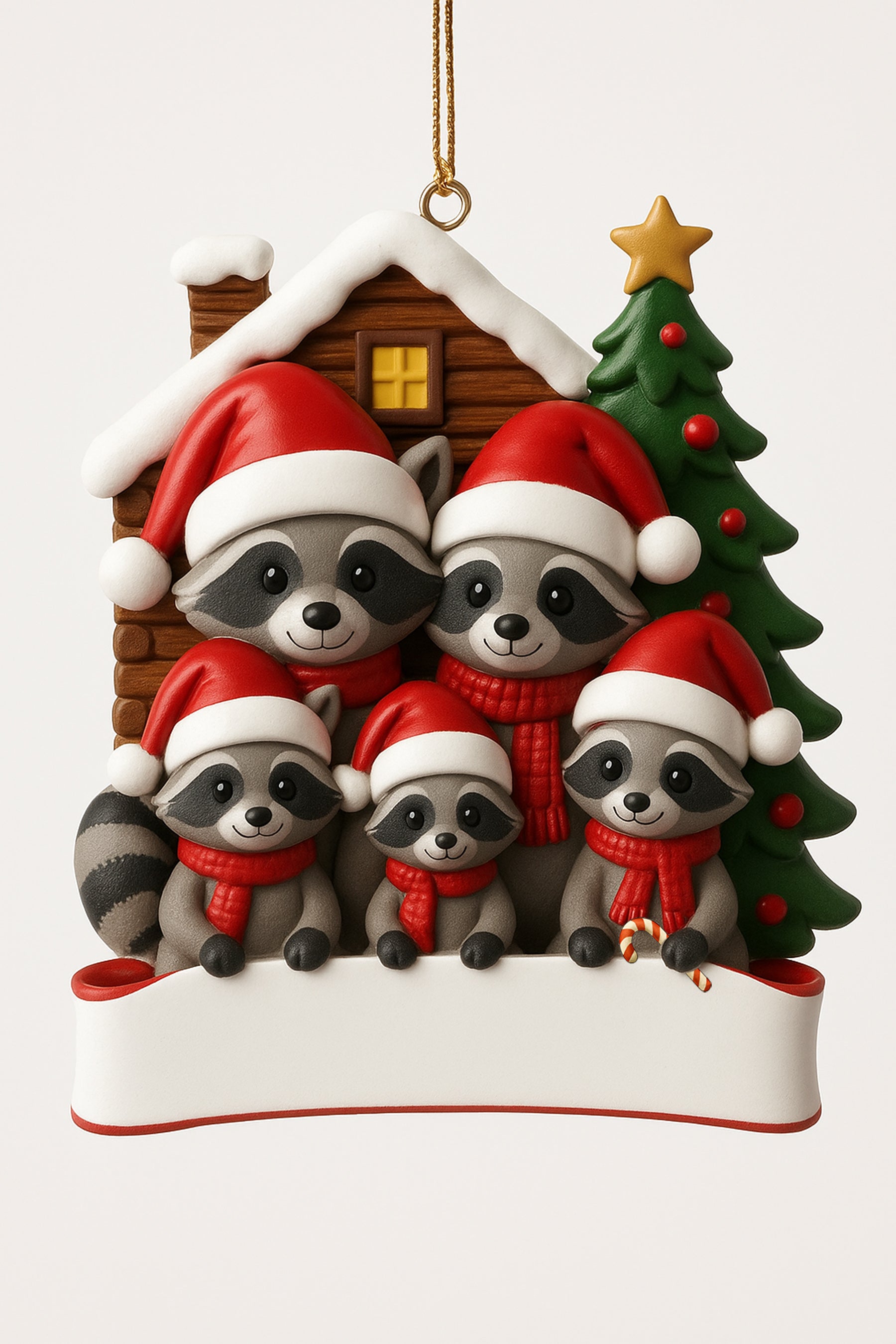 Raccoon Parents and Children